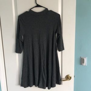 grey half sleeve dress NEVER WORN
